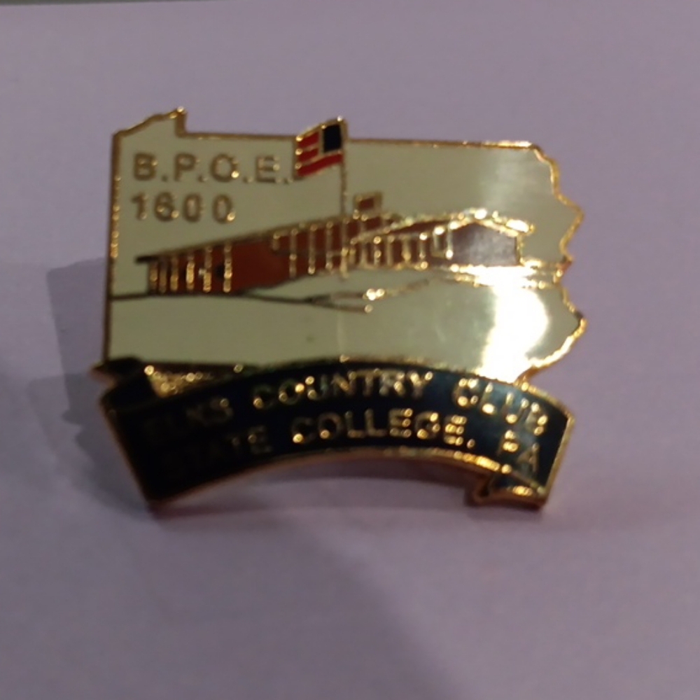 BPOE State College PA. Elks Lodge #1600pin.